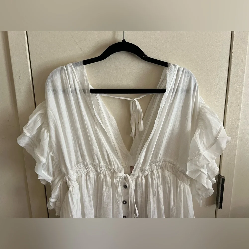 Jardin White Button-Down Dress - Picture 9 of 15